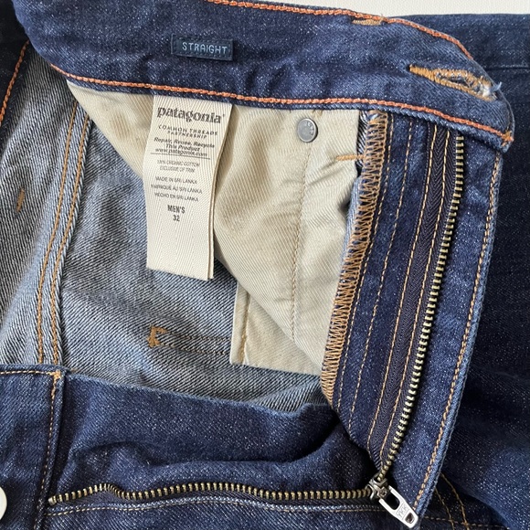Patagonia Dark Wash Straight Jeans size 32x34 - Picture 6 of 9